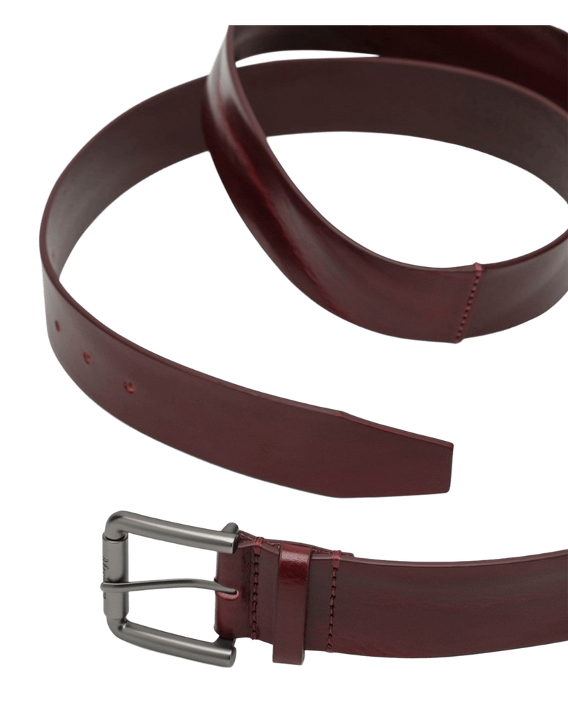 Max Mara Pink Leather Long Belt in Antique Glam Steals