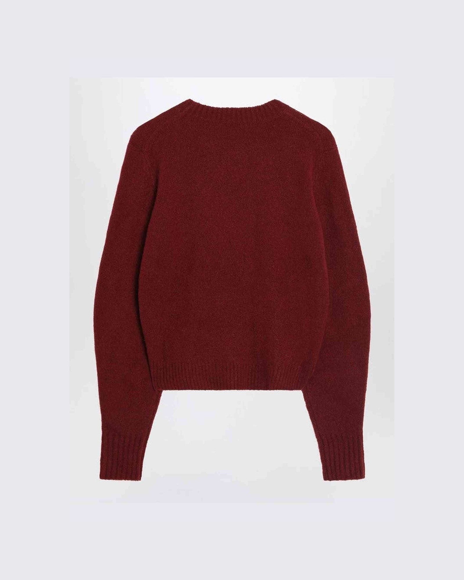 Max Mara Raspberry Sweater in Stretch Cashmere Knit Glam Steals
