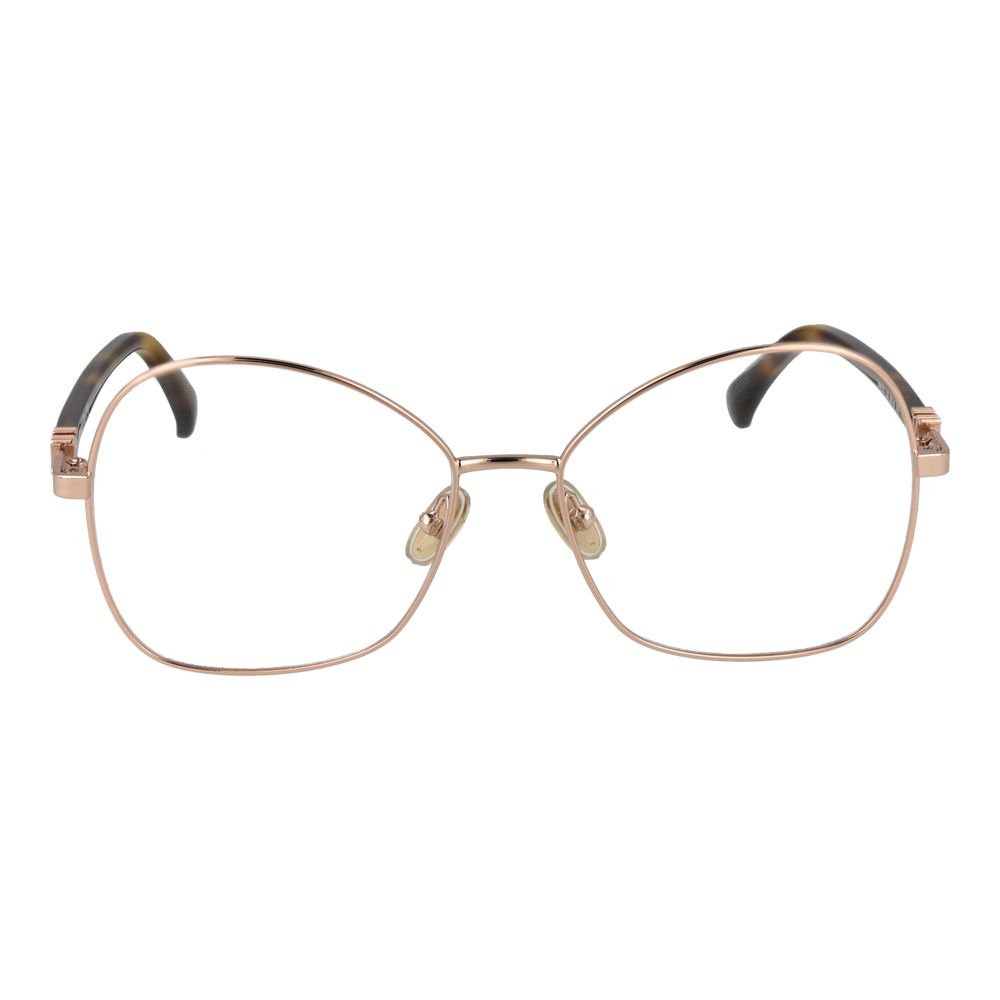 Max Mara Rose Gold Women Optical Frame Glam Steals