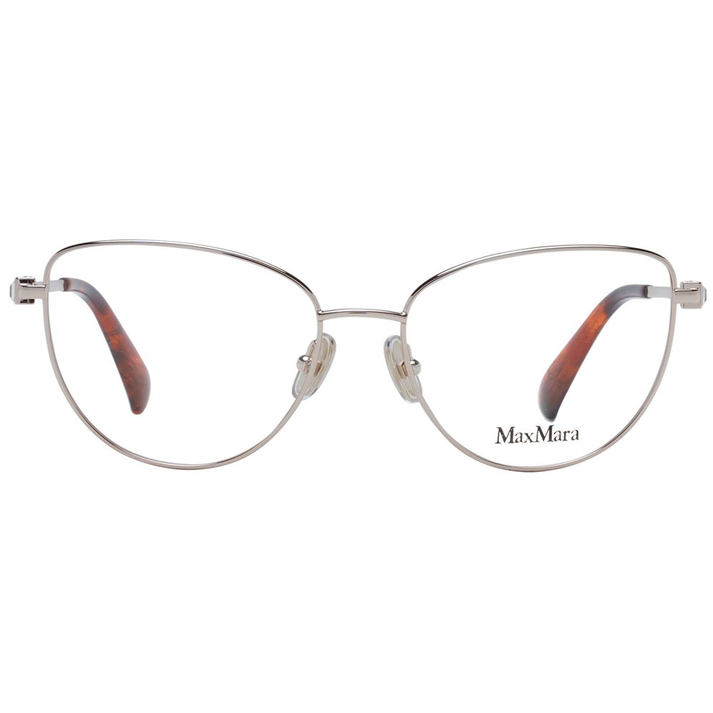 Max Mara Rose Gold Women Optical Frame Glam Steals