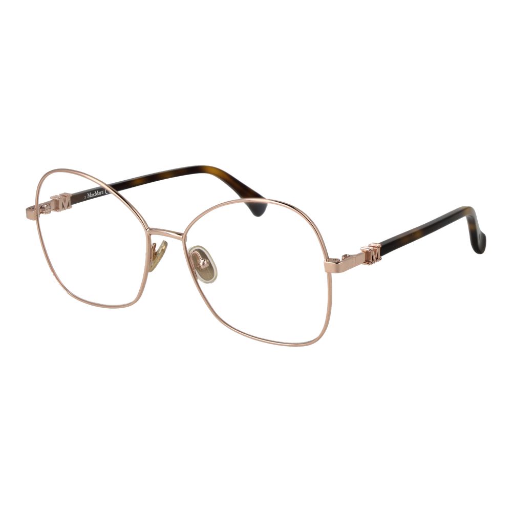 Max Mara Rose Gold Women Optical Frame Glam Steals