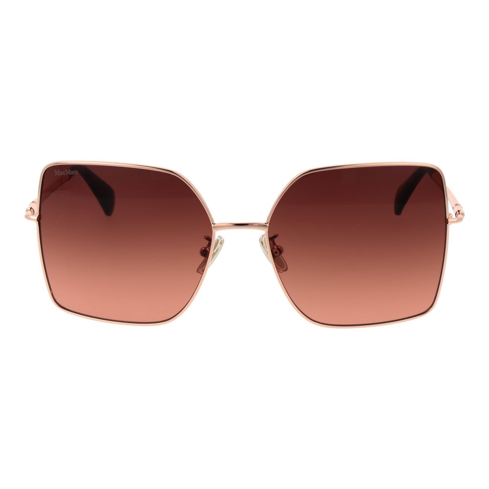 Max Mara Rose Gold Women Sunglasses Glam Steals