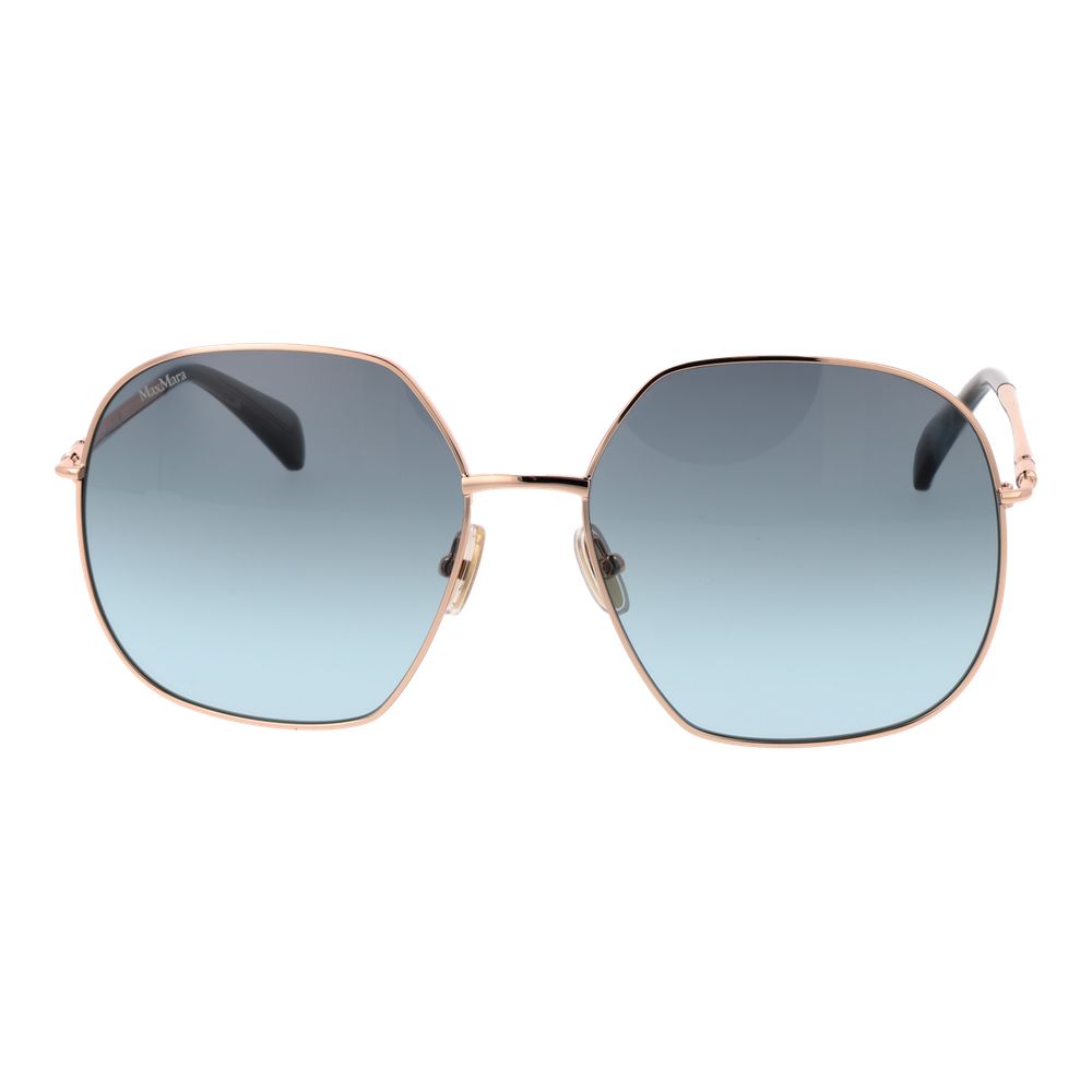 Max Mara Rose Gold Women Sunglasses Glam Steals