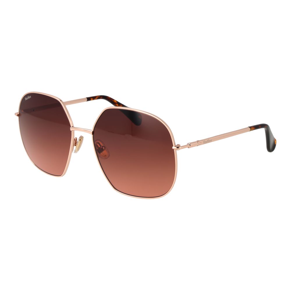 Max Mara Rose Gold Women Sunglasses Glam Steals
