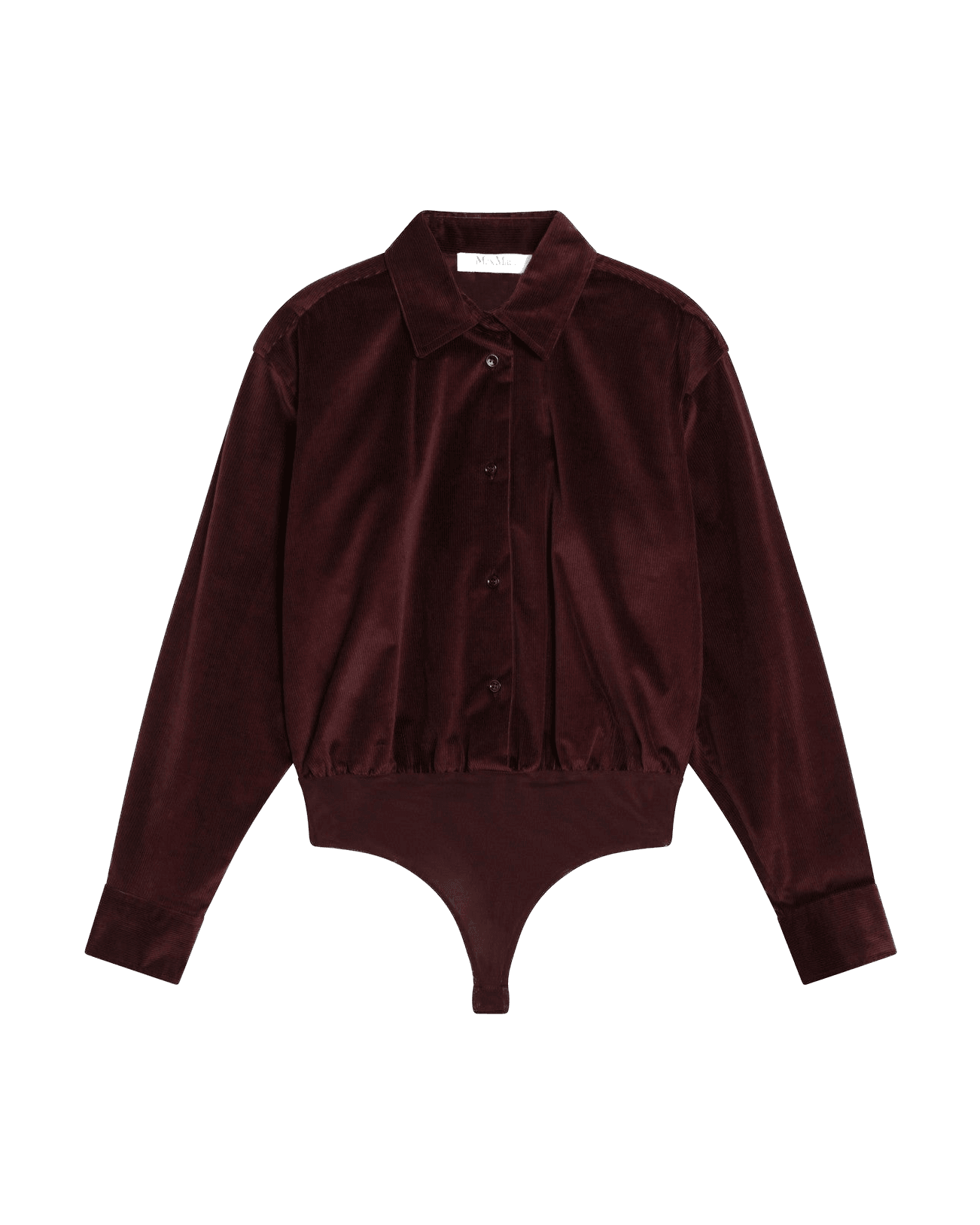 Max Mara Velvet Cherry Colored Shirt Body Glam Steals