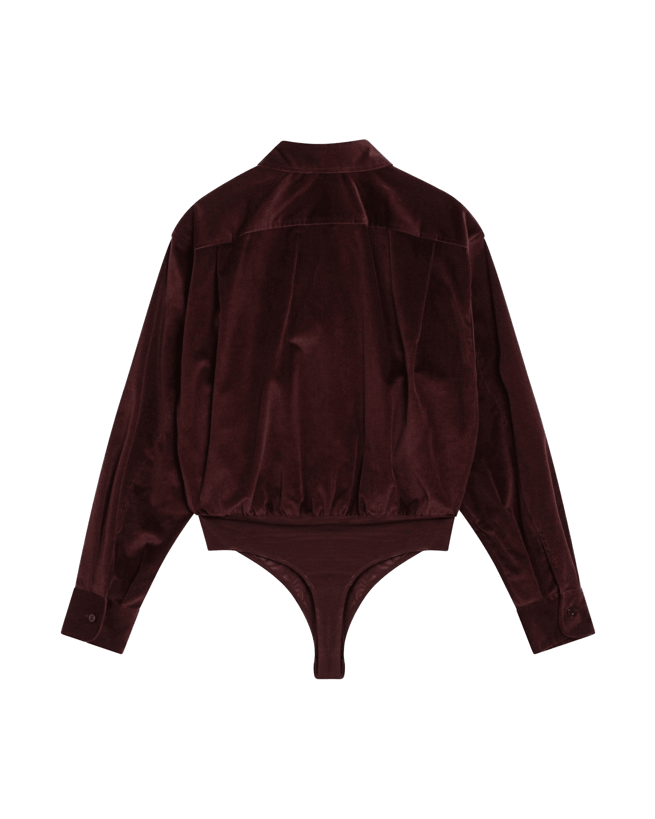 Max Mara Velvet Cherry Colored Shirt Body Glam Steals