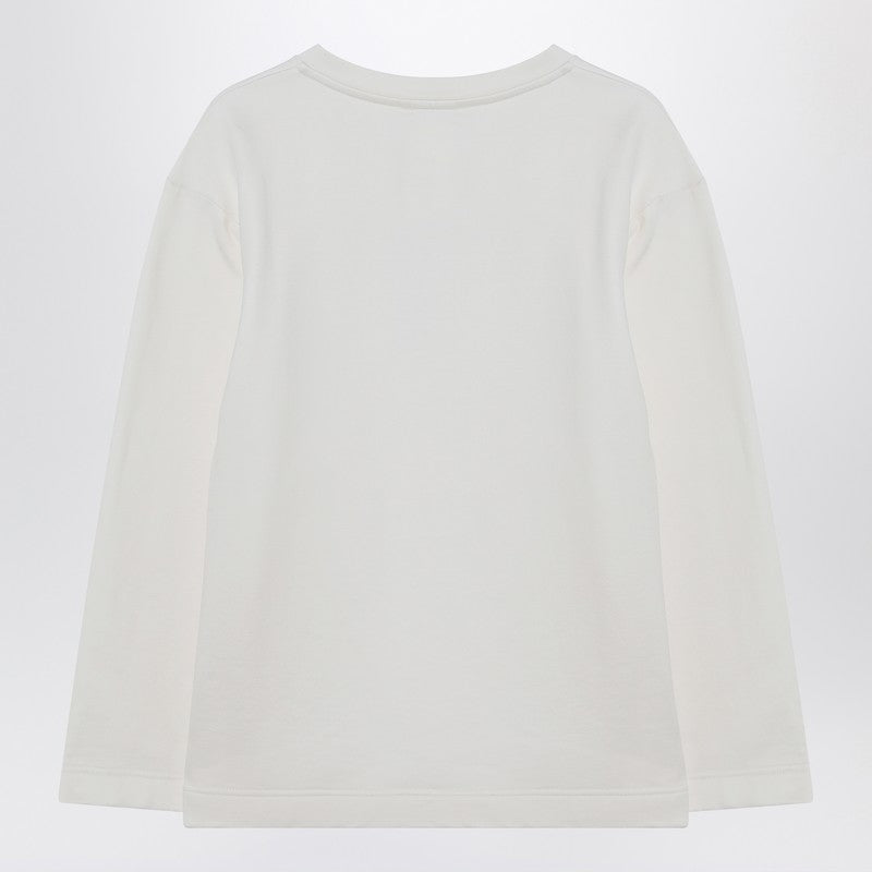 Max Mara White Silk Sweat-shirt in Blend Glam Steals