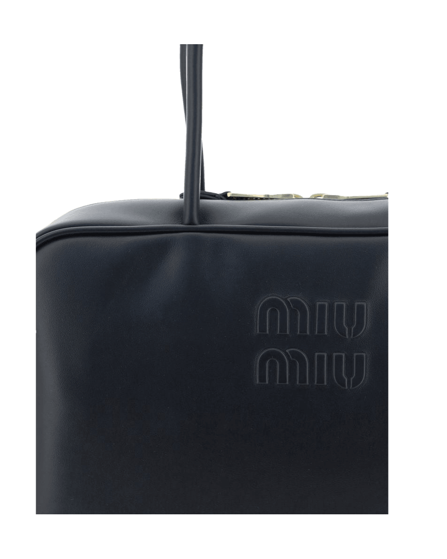 Miu Miu Black Calf Leather Bos Taurus Handbag Glam Steals