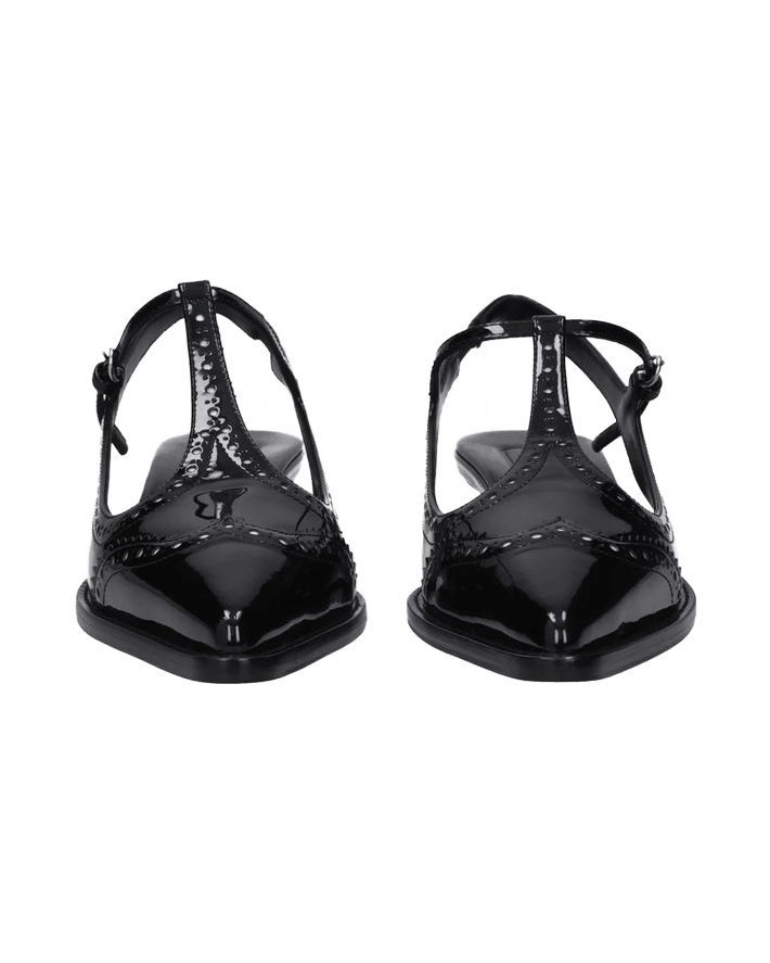 Miu Miu Black Calfskin Mid Heels Glam Steals