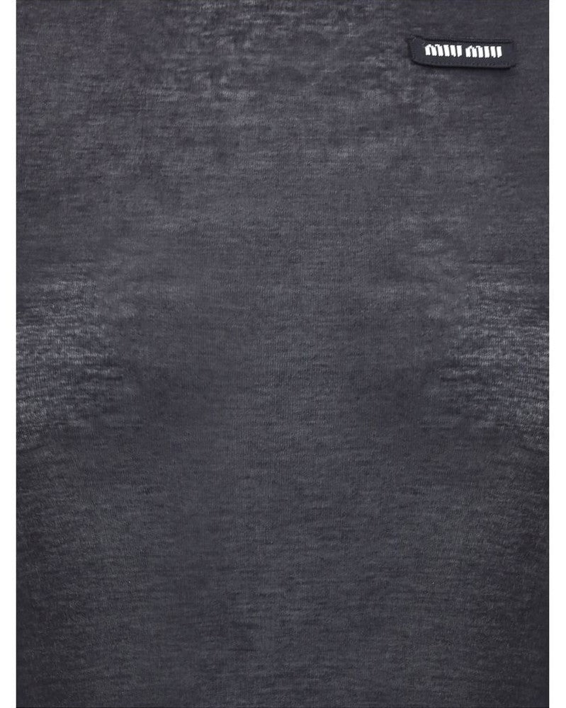 Miu Miu Black Cotton Dress Glam Steals