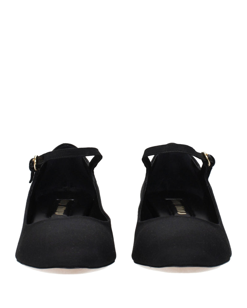 Miu Miu Black Mid Heel Pumps Glam Steals