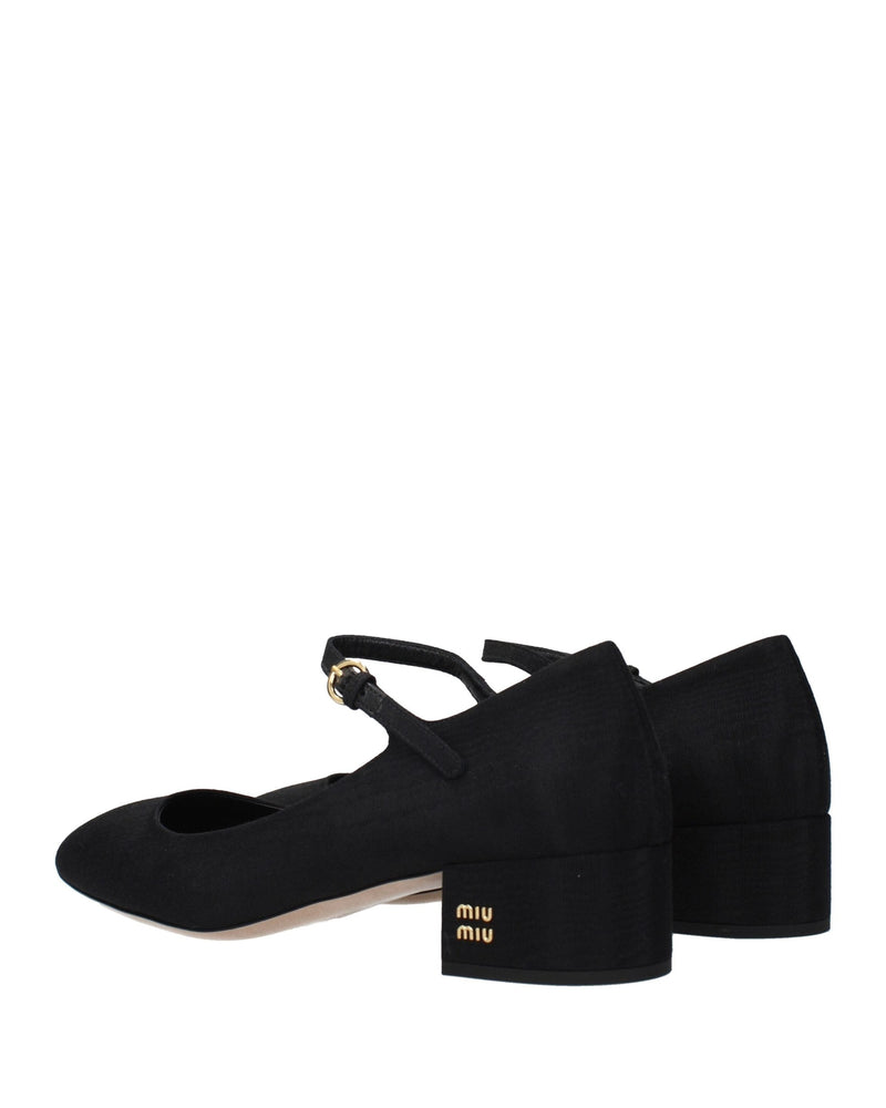 Miu Miu Black Mid Heel Pumps Glam Steals