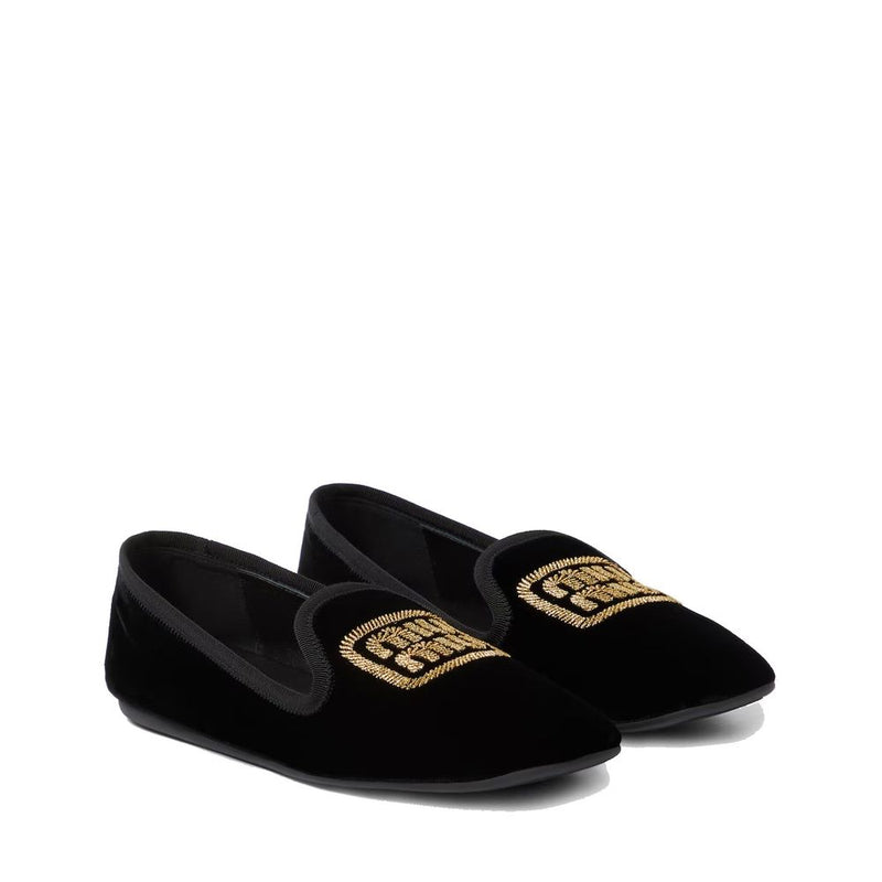 Miu Miu Black Moccassin Glam Steals
