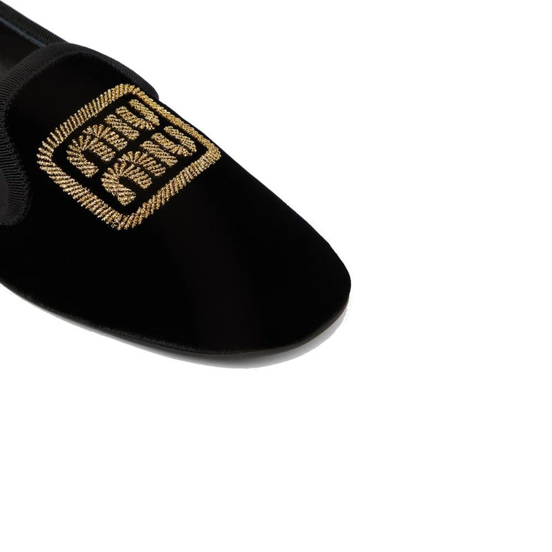 Miu Miu Black Moccassin Glam Steals
