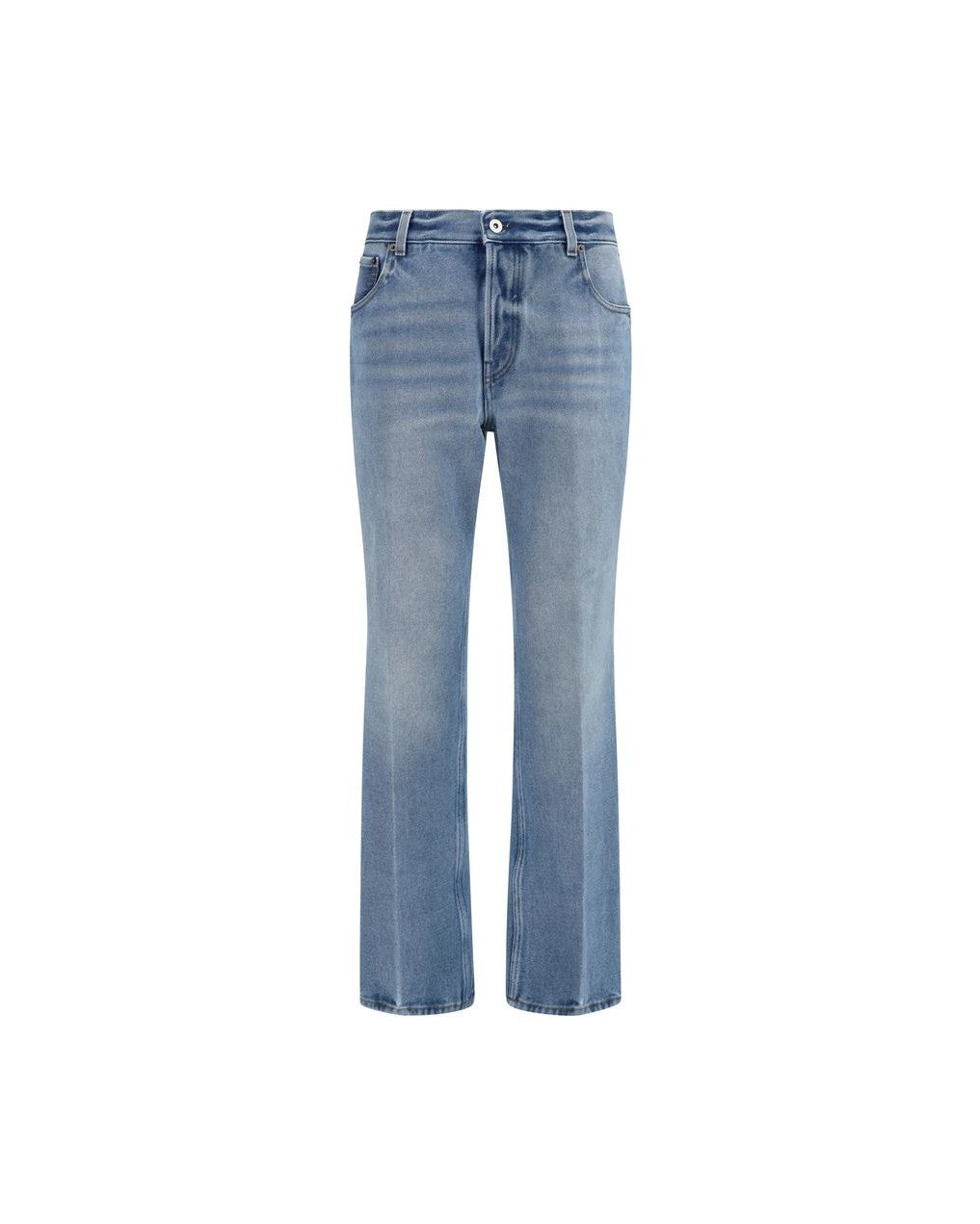 Miu Miu Blue Polyester Relaxed Fit Jeans Glam Steals