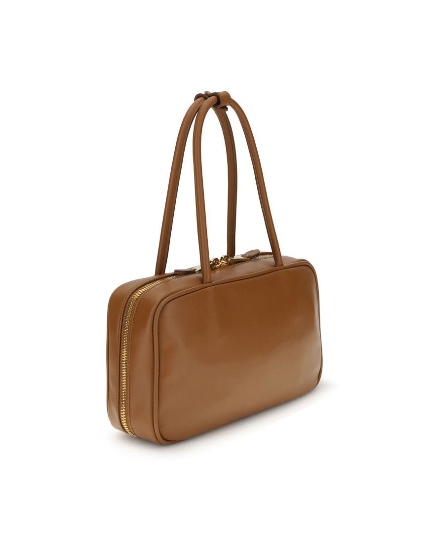 Miu Miu Brown Calf Leather Bos Taurus Shoulder Bag