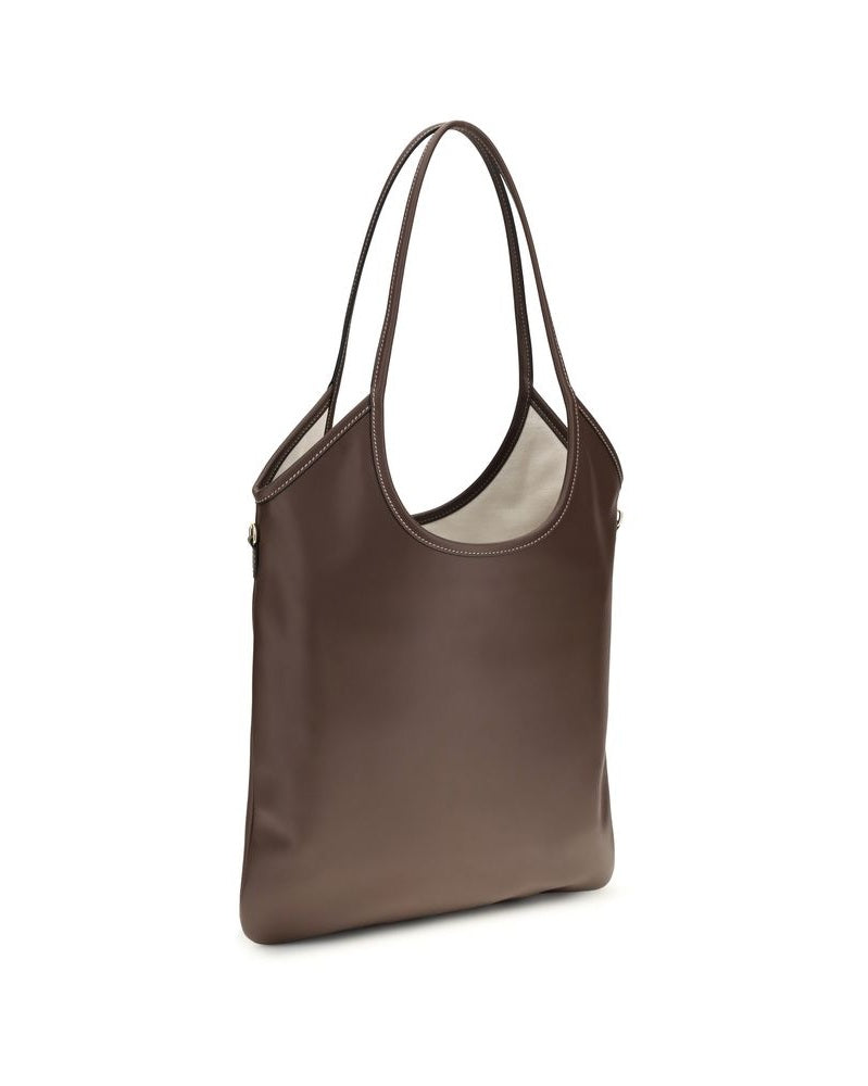 Miu Miu Brown Leather Calf Bos Taurus Shoulder Bag Glam Steals