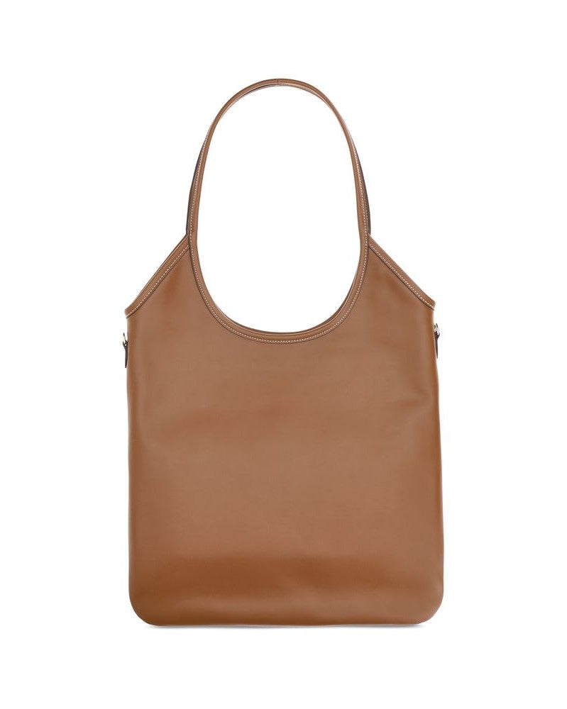 Miu Miu Brown Leather Calf Bos Taurus Shoulder Bag Glam Steals