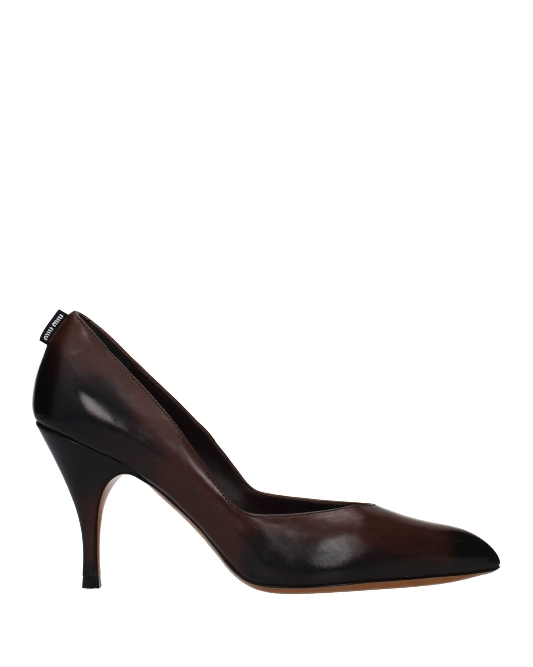 Miu Miu Brown Leather Pumps 