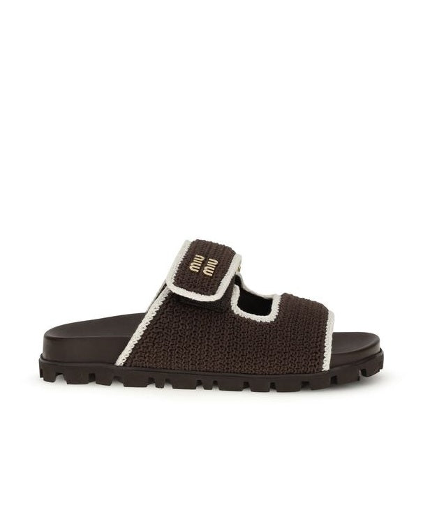 Miu Miu Brown Sandals Glam Steals