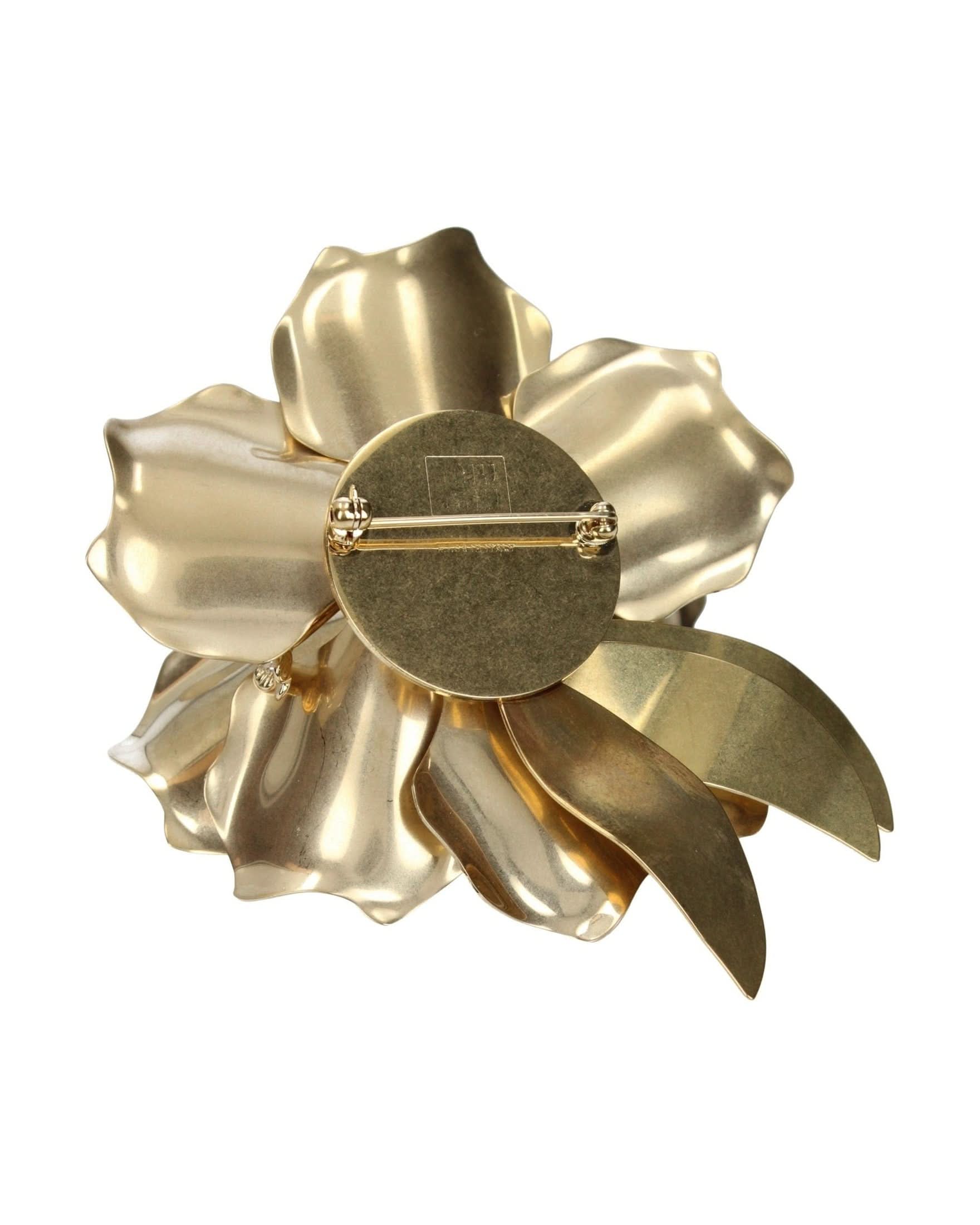 Miu Miu Gold Metal Broch Glam Steals