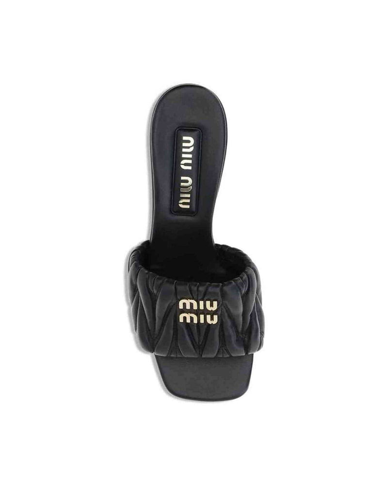 Miu Miu Logoed Sandals Glam Steals