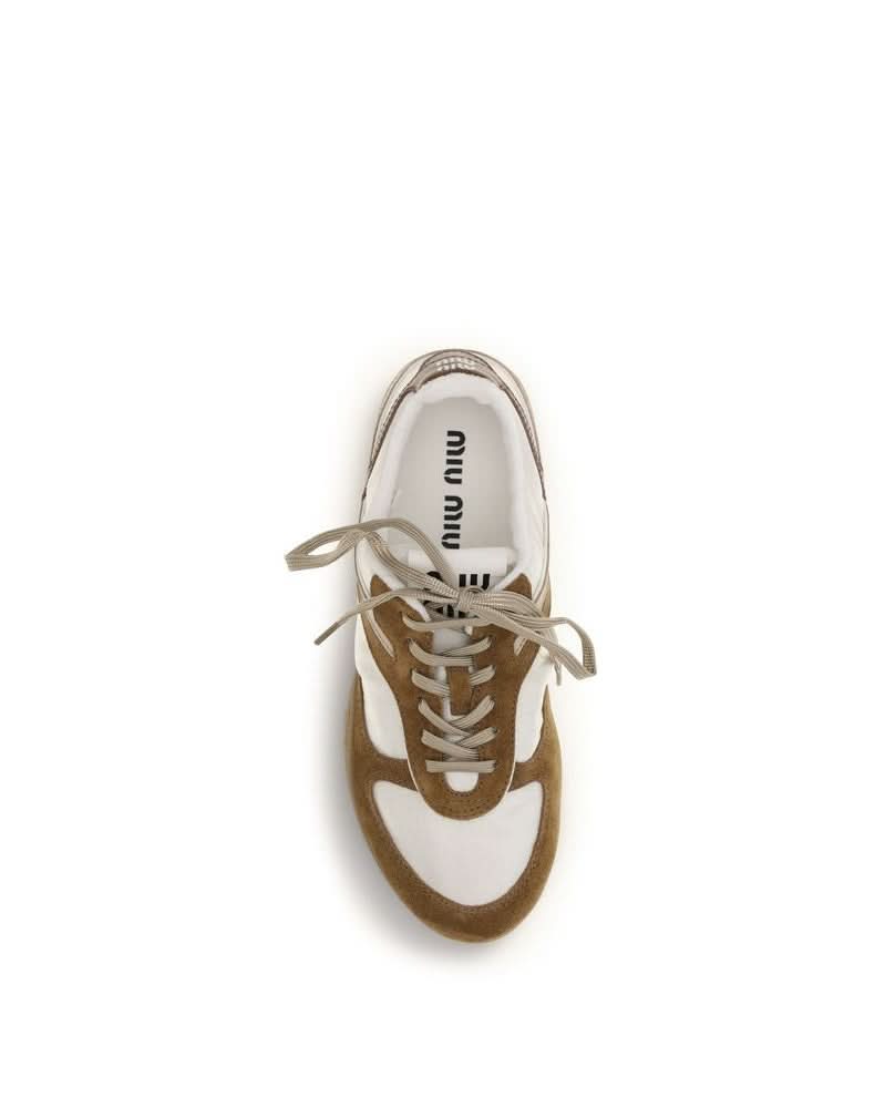 Miu Miu Multicolor Calf Leather Bos Taurus Athletic Sneakers Glam Steals