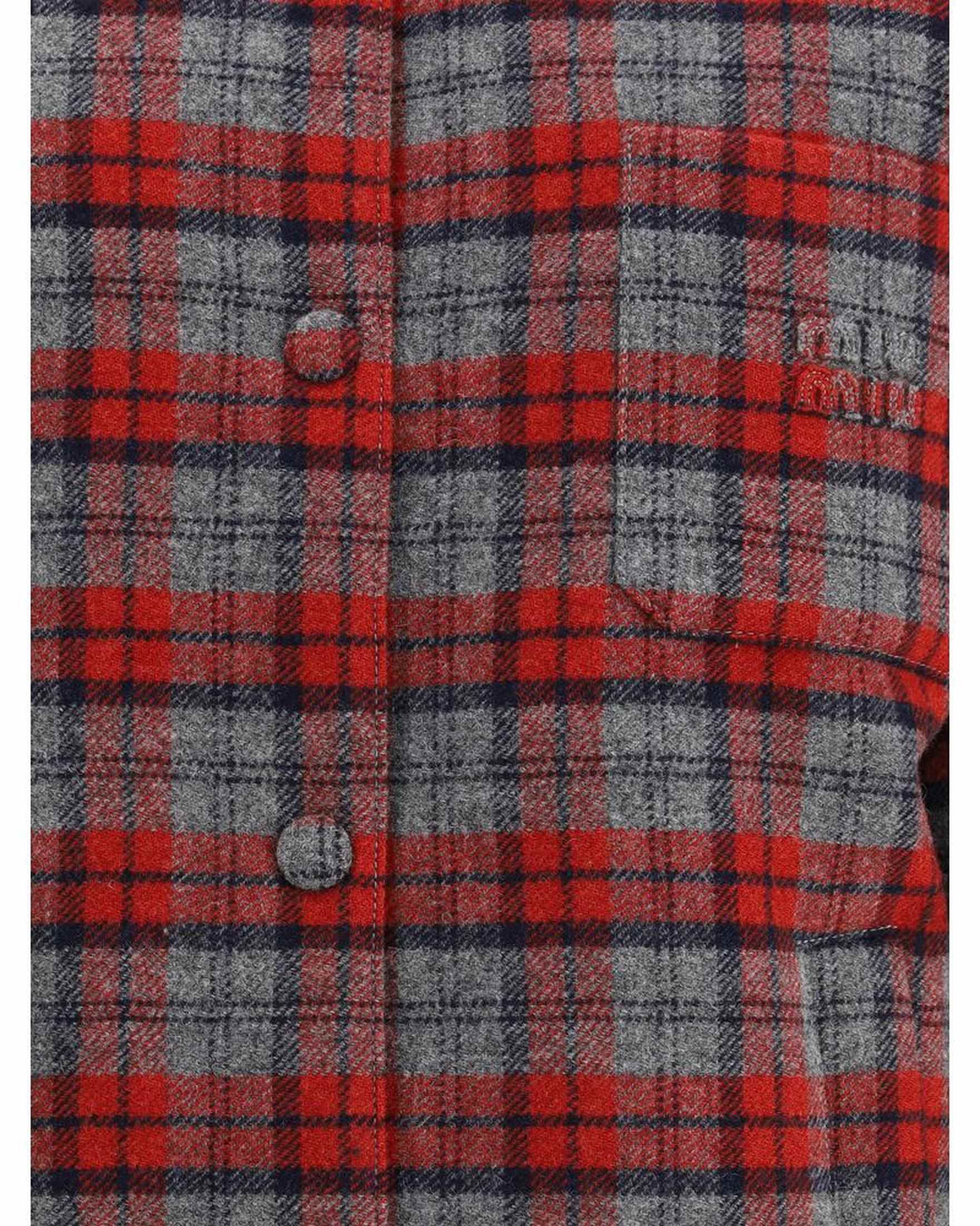 Miu Miu Plaid Bomber Jacket Glam Steals
