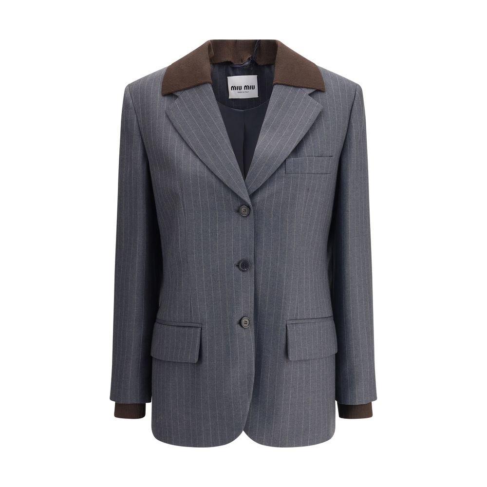 Miu Miu Striped Blazer Glam Steals