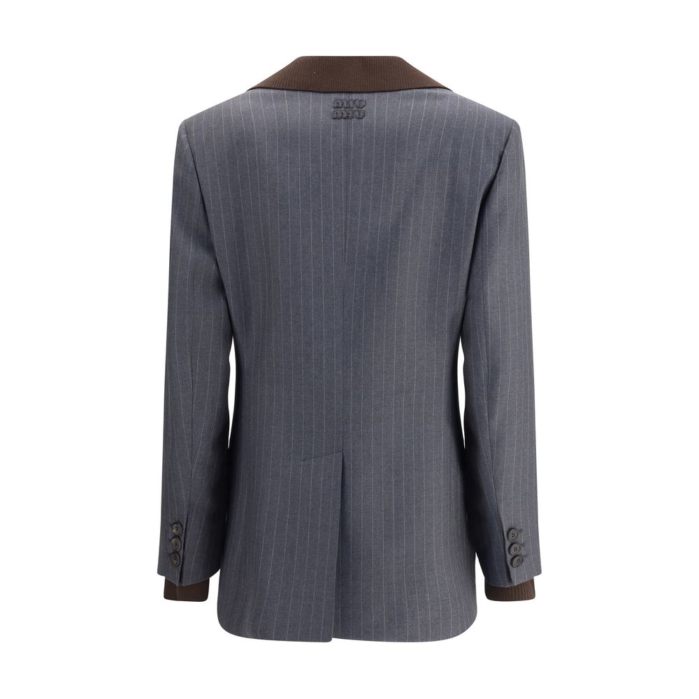 Miu Miu Striped Blazer Glam Steals