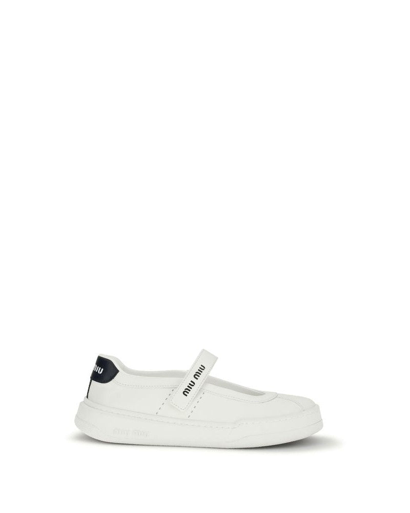 Miu Miu White Ballet Flats Glam Steals