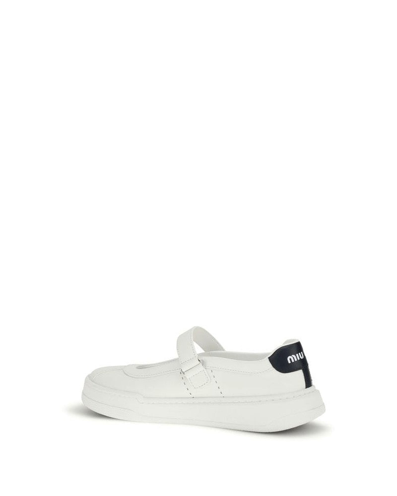 Miu Miu White Ballet Flats Glam Steals