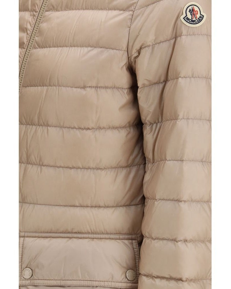 Moncler Beige Polyamide Coat Glam Steals