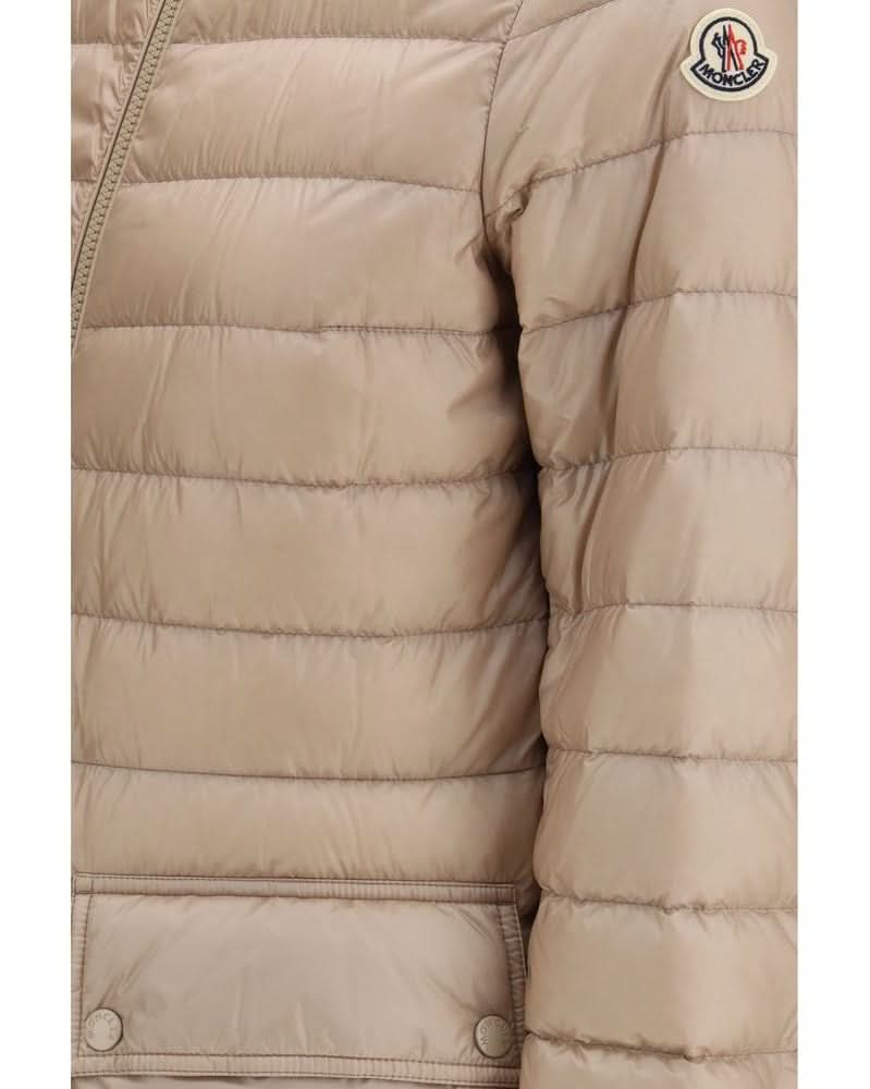 Moncler Beige Polyamide Coat Glam Steals