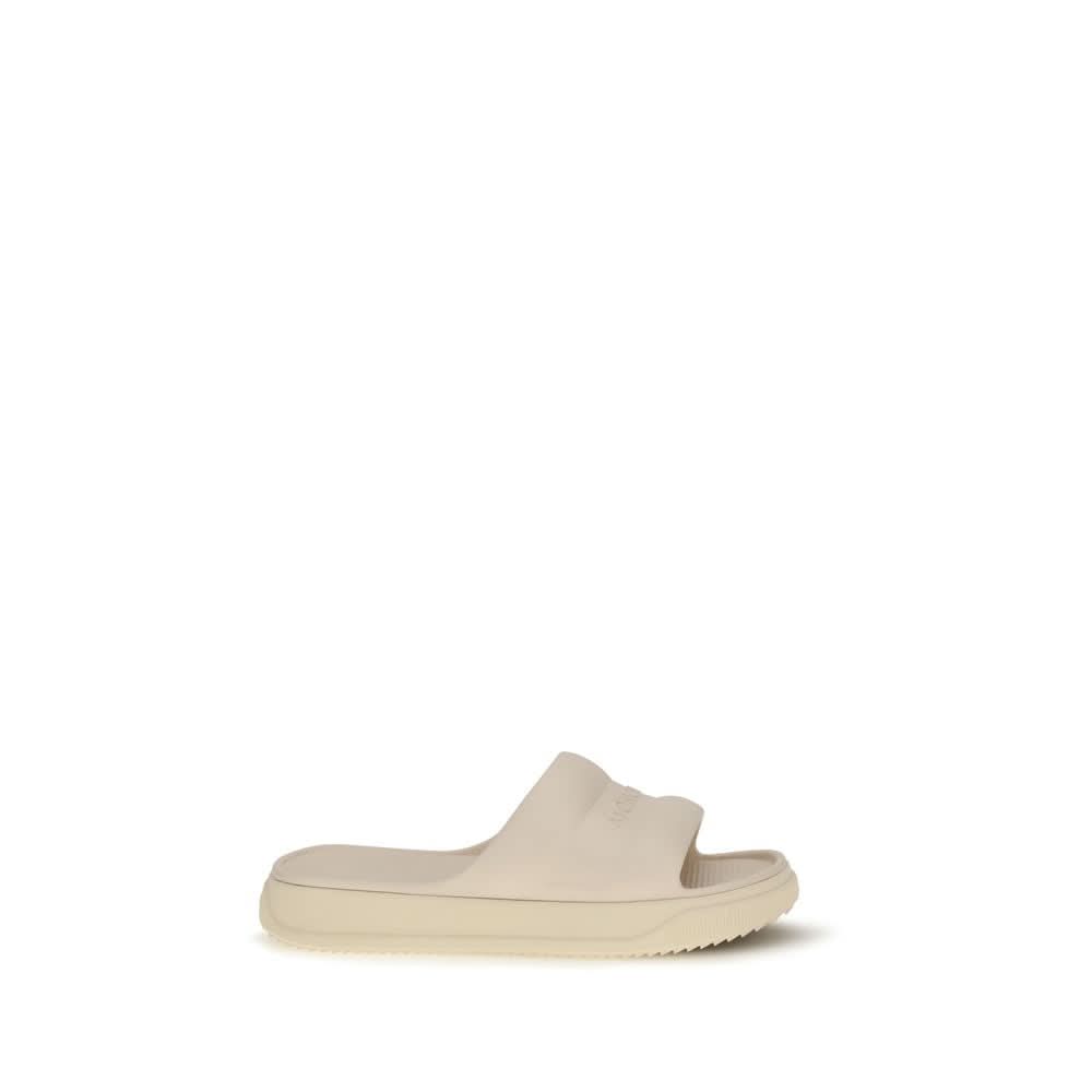 Moncler Beige Rubber Sandals Glam Steals