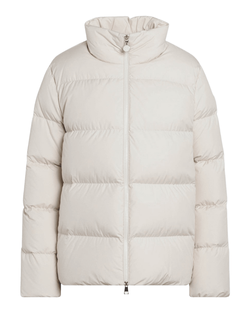 Moncler Beige Short Light Mauzun Down Jacket Glam Steals