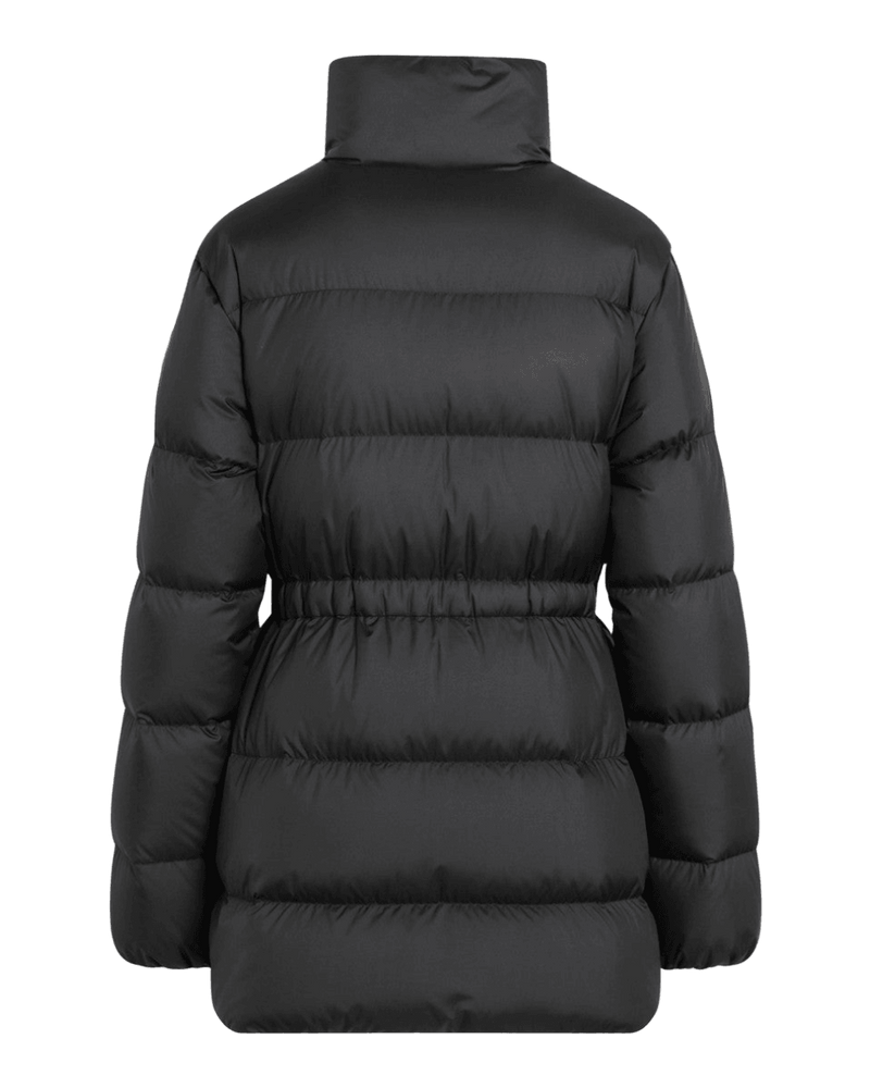 Moncler Black Brossette Down Jacket Zip Glam Steals