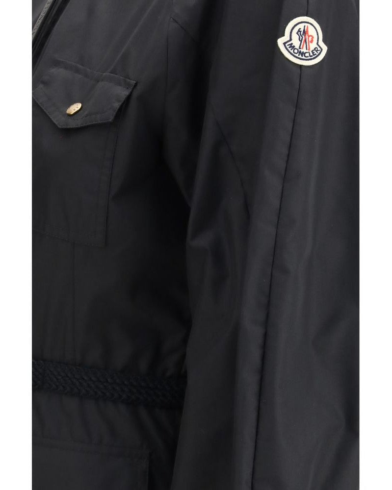 Moncler Black Cotton Casual Dress Glam Steals