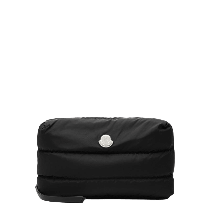 Moncler Black Nylon Caradoc Beauty Case in Quilted Glam Steals