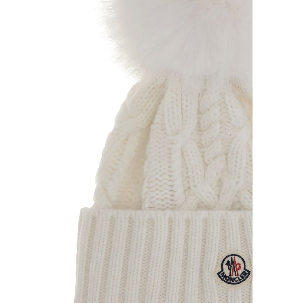 Moncler Cashmere Blend Hat with Pom Pon Glam Steals