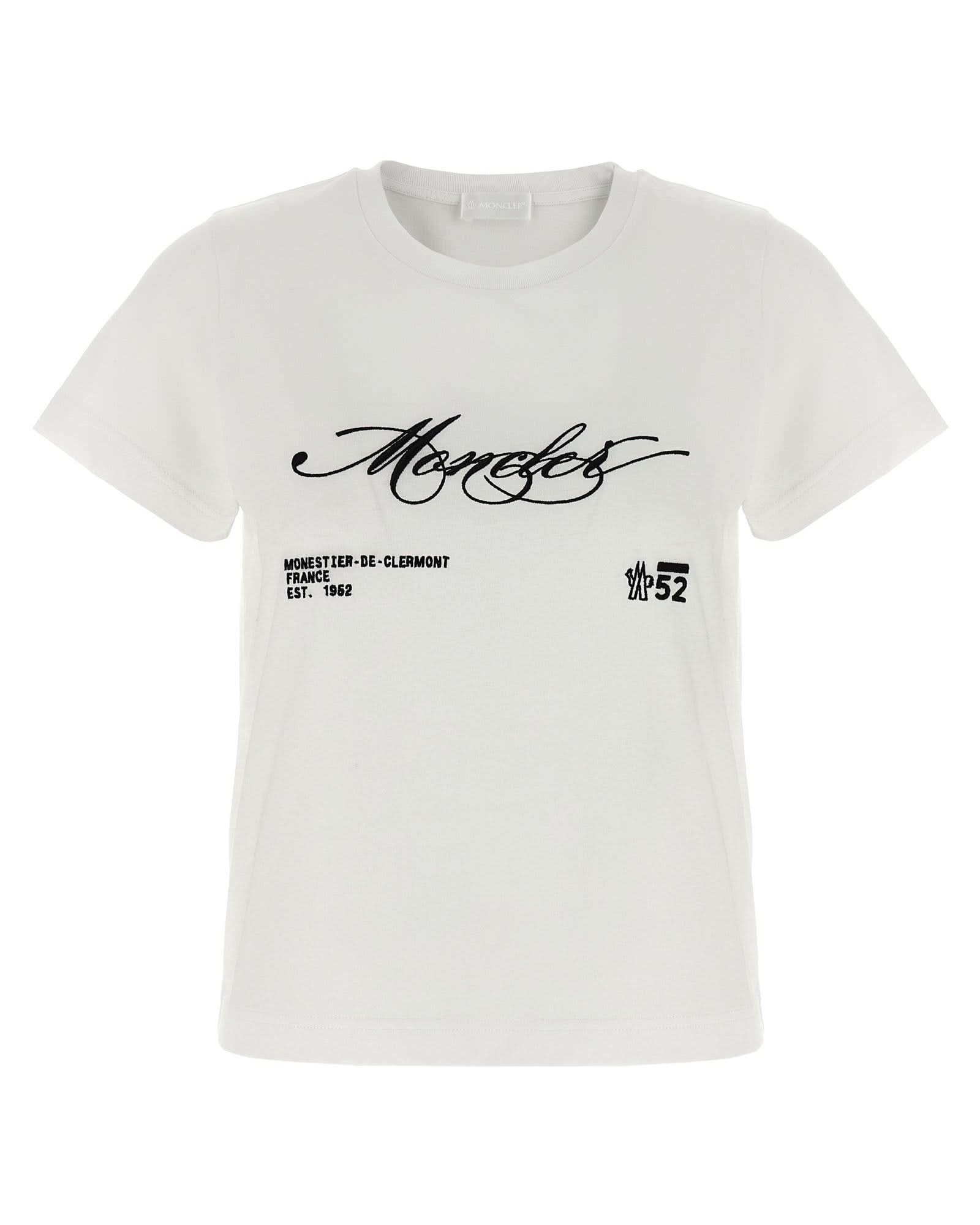 Moncler Embroidery T-shirt Glam Steals
