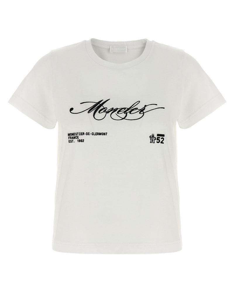 Moncler Embroidery T-shirt Glam Steals