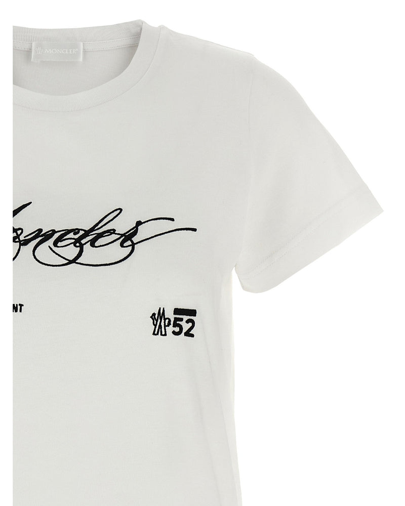 Moncler Embroidery T-shirt Glam Steals