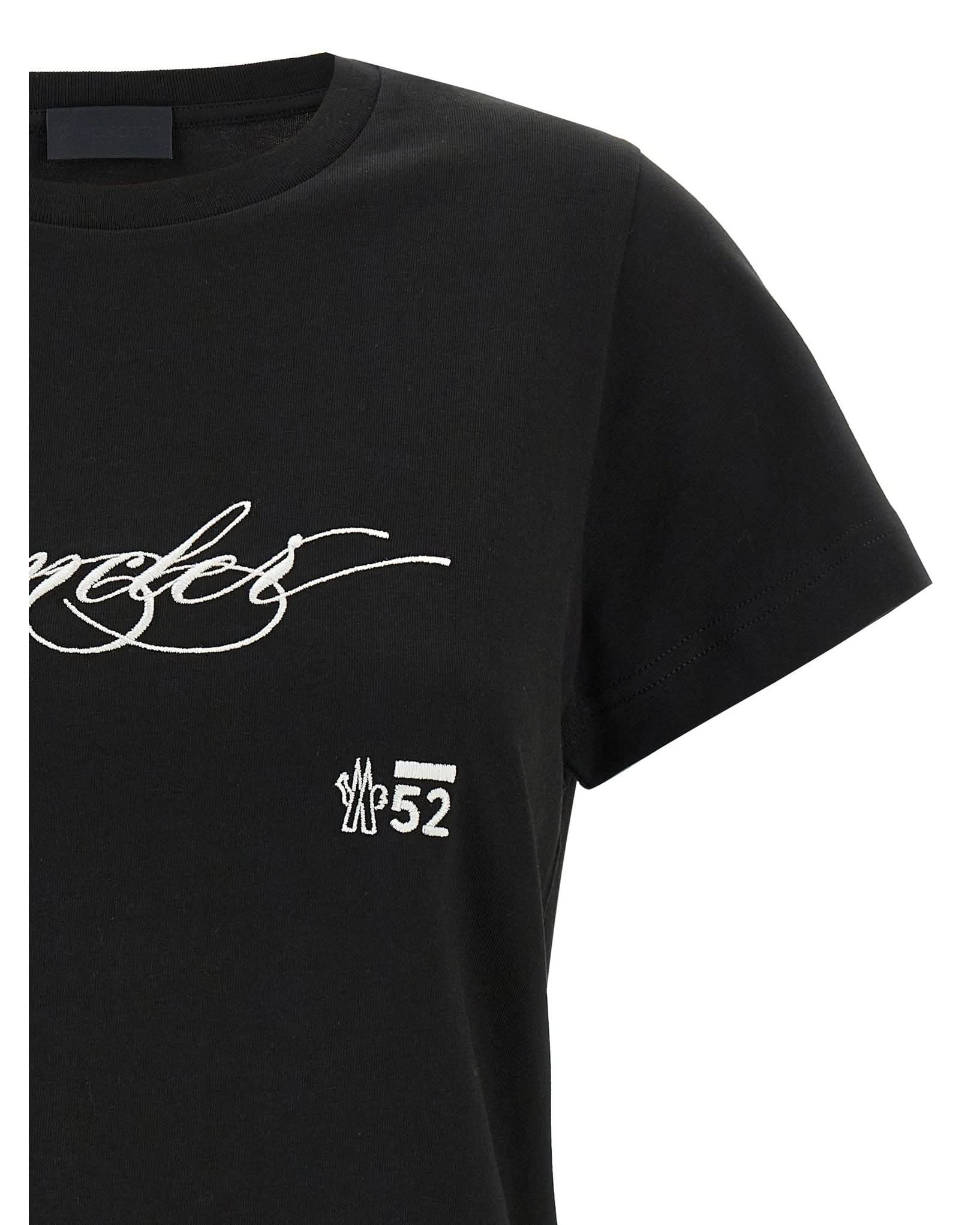 Moncler Embroidery T-shirt Glam Steals