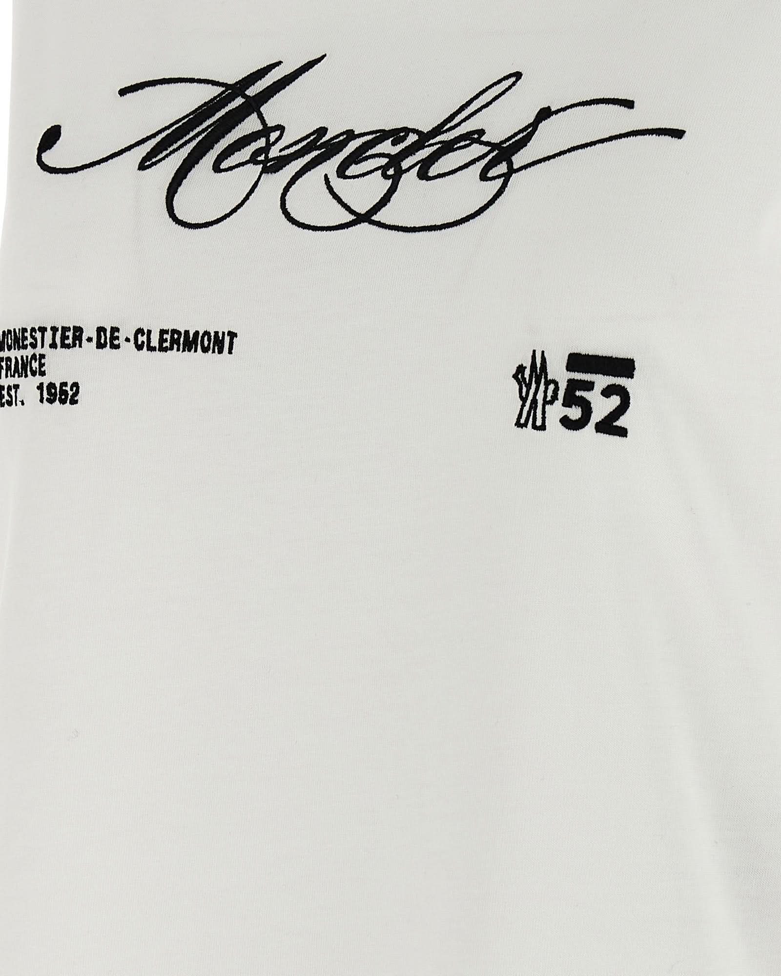 Moncler Embroidery T-shirt Glam Steals