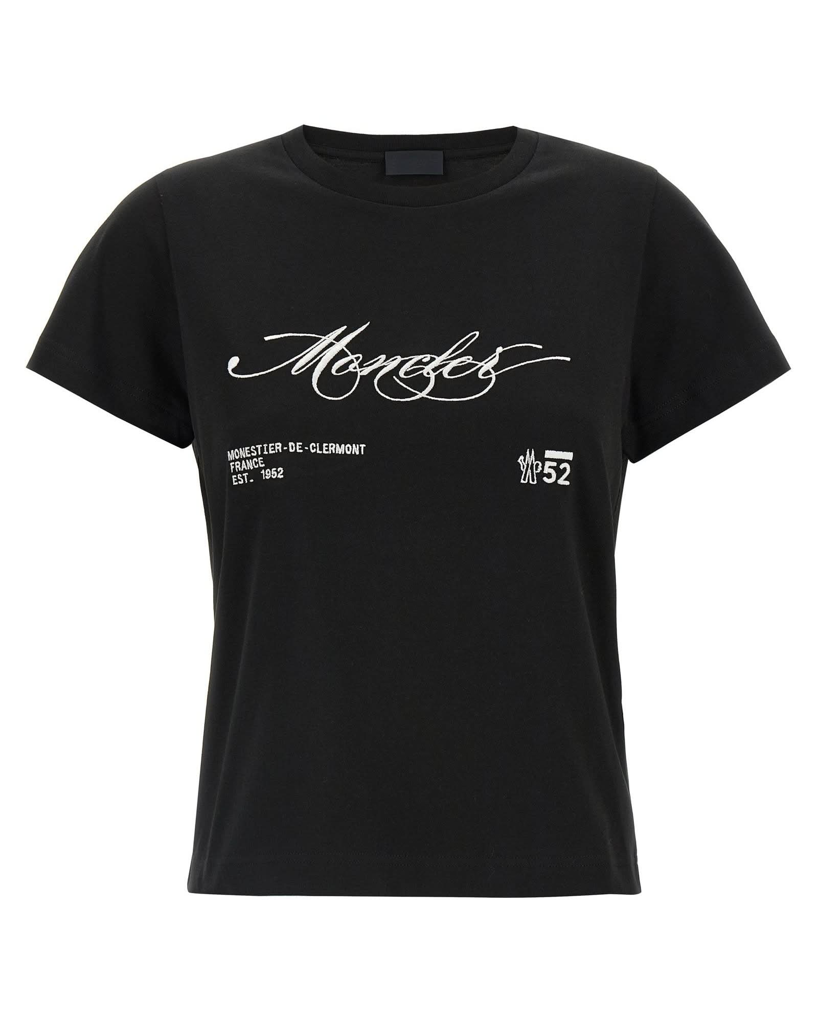 Moncler Embroidery T-shirt Glam Steals