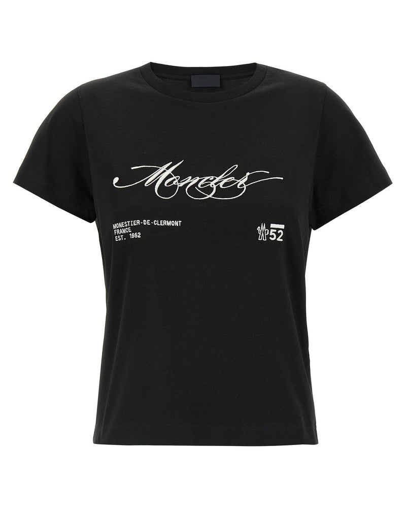 Moncler Embroidery T-shirt Glam Steals