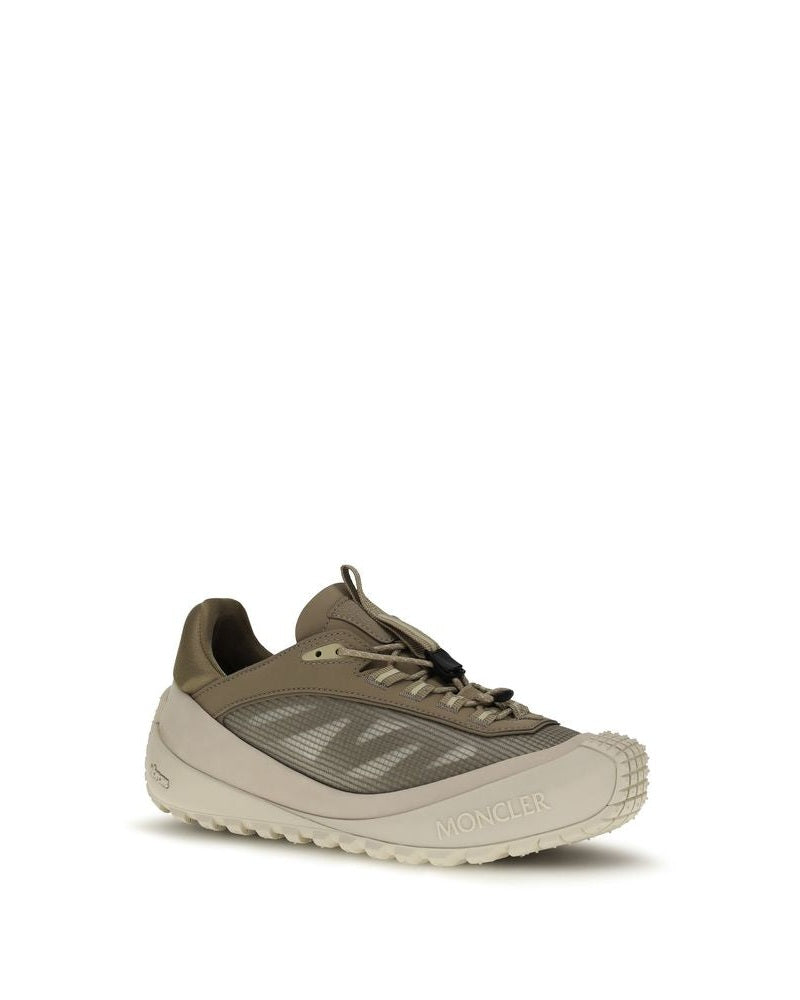 Moncler Gray Polyester Athletic Sneakers Glam Steals