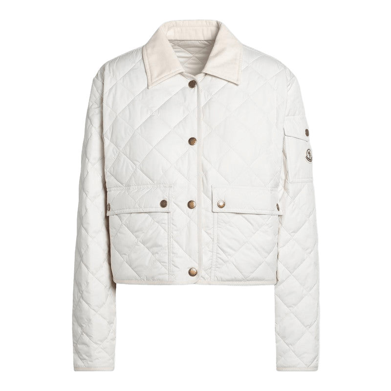 Moncler Ivory Chitre Quilted Jacket Glam Steals