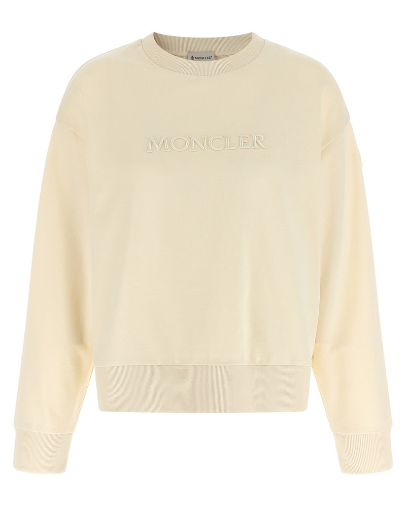 Moncler Logo Embroidery Sweat-shirt Glam Steals